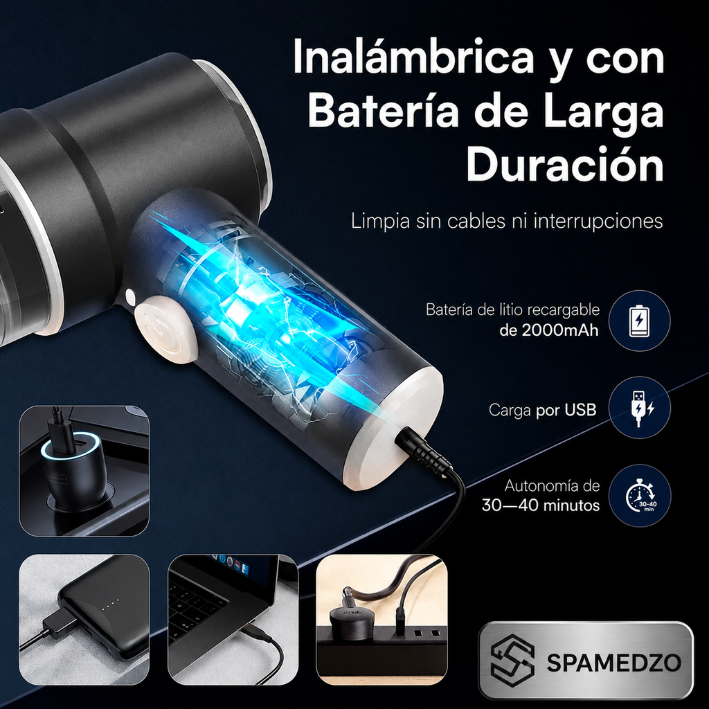 ASPIRADORA PORTÁTIL MULTIFUNCIÓN