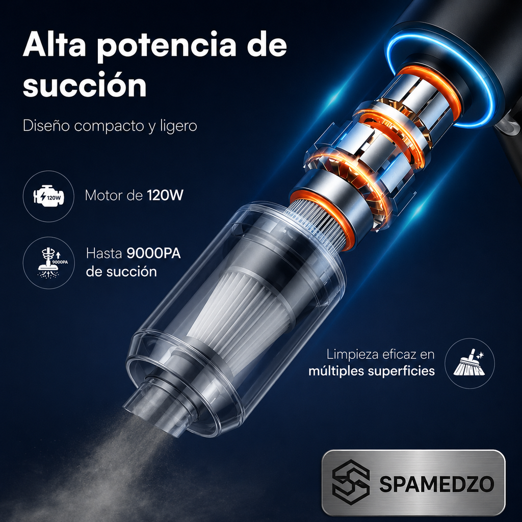 ASPIRADORA PORTÁTIL MULTIFUNCIÓN